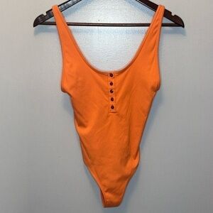 ✨Zara Orange One Piece Swimsuit